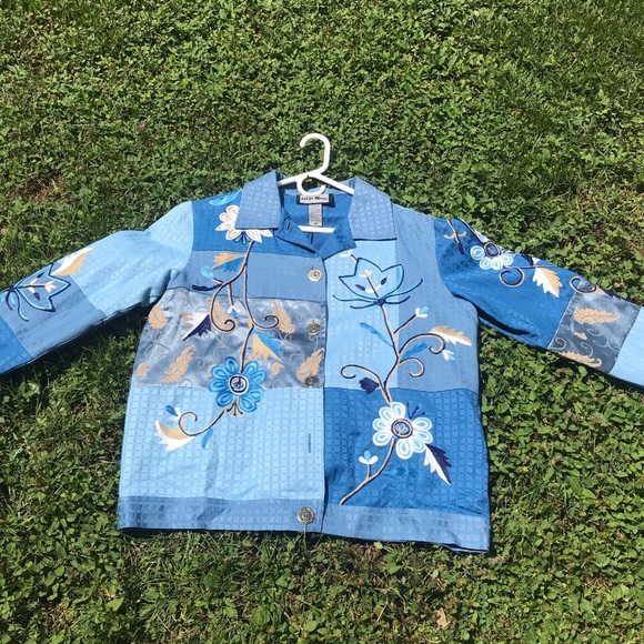 Indigo Moon Embroidered Jacket - Picture 2 of 8